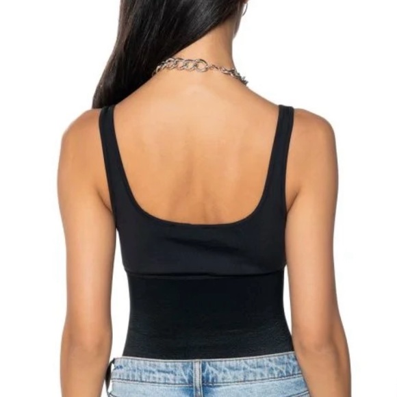 Snatched Corset Detail Tank Bodysuit - Picture 6 of 8